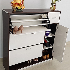 Tủ Giày PP04 Gỗ MDF Đẹp, Hiện Đại, Giá Rẻ Nhất